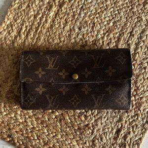 Louis Vuitton Dark Brown Monogram Wallet